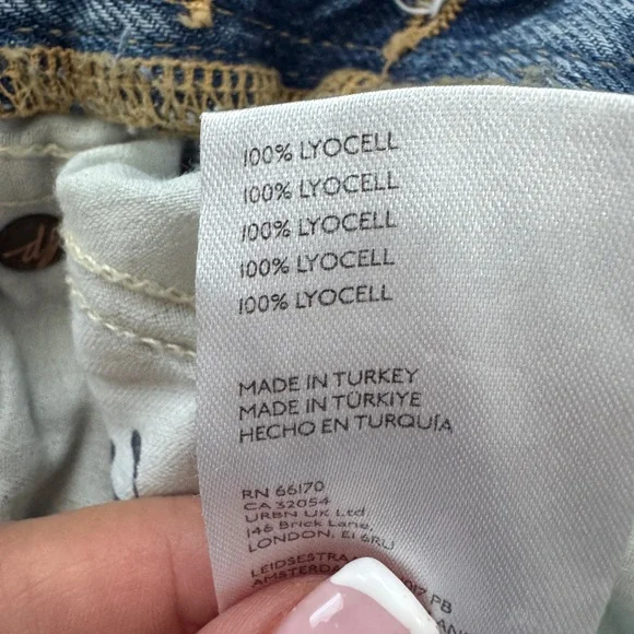 Free People wide leg jeans 24 - Picture 5 of 5